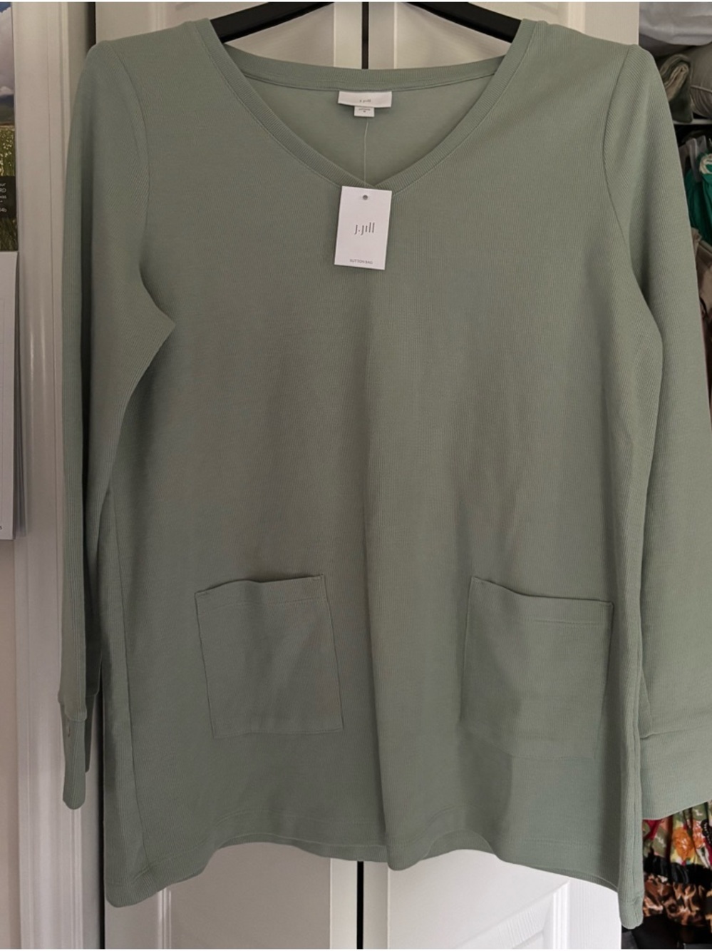 J. Jill Sage Green Tunic